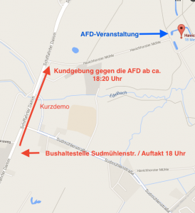 Keinen Meter Kundgebungen & Demo 21.01.16