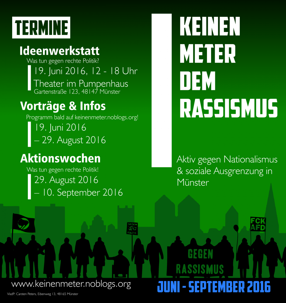 Keinen Meter dem Rassismus!